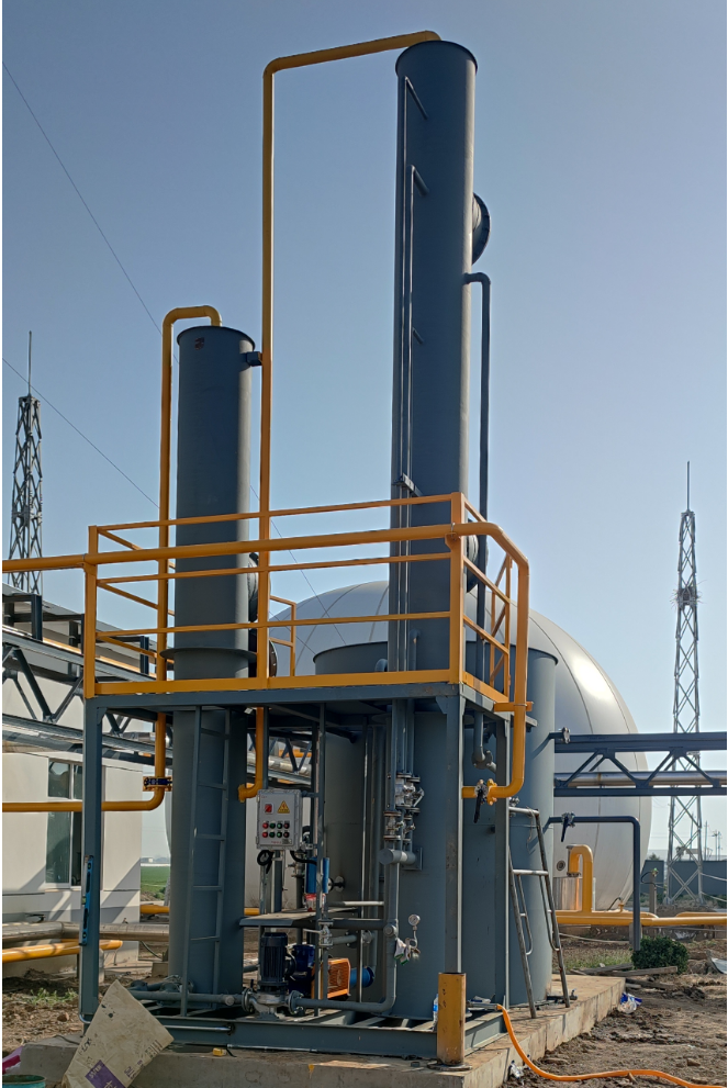 河南6000方/天沼氣脫硫